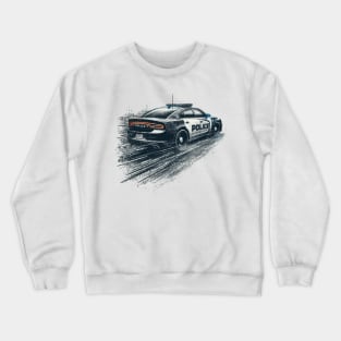 Police car Crewneck Sweatshirt